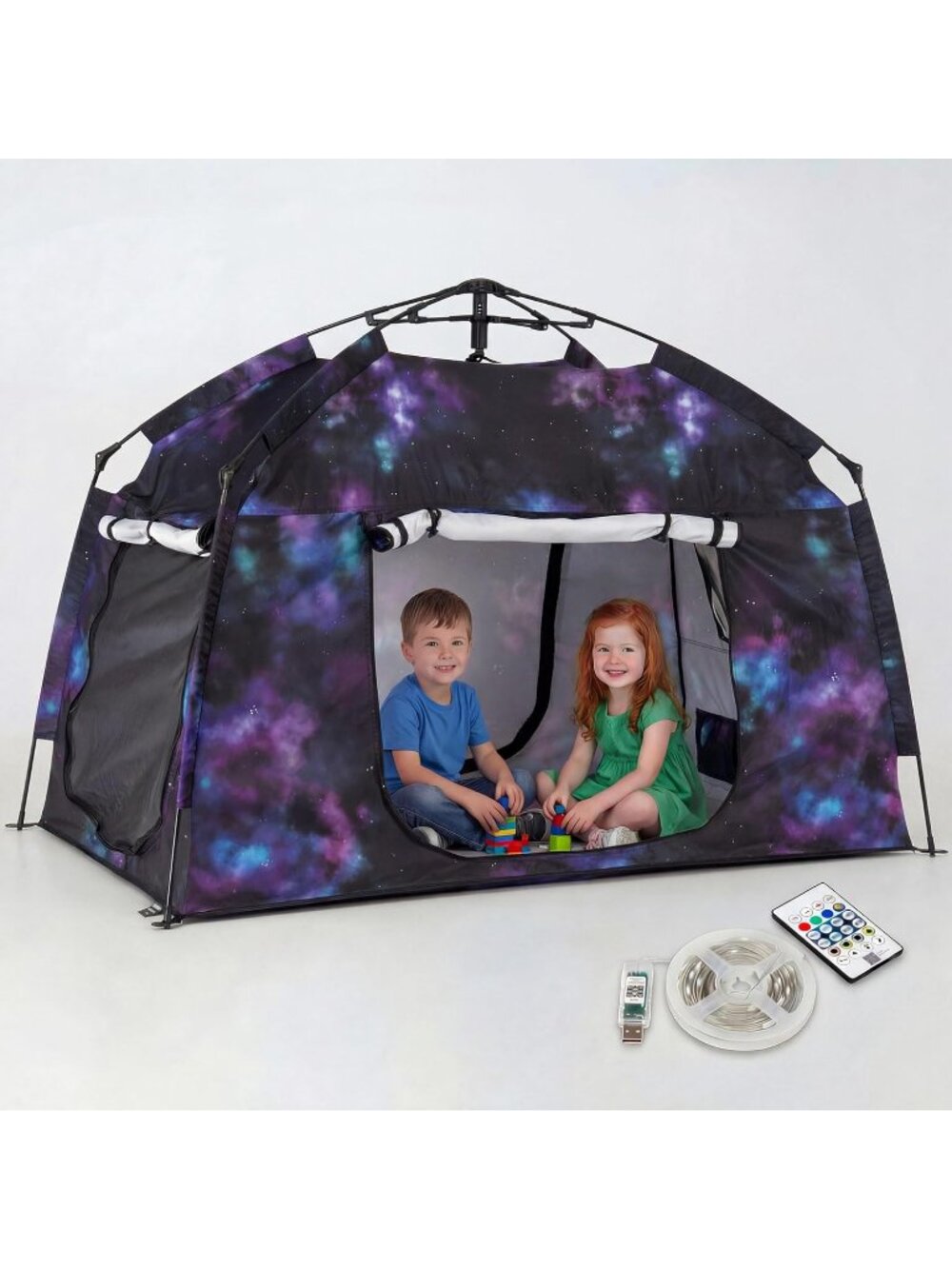 Kids Galaxy Easy Set Up Playhouse with LED Light Strip Indoor & Outdoor Games